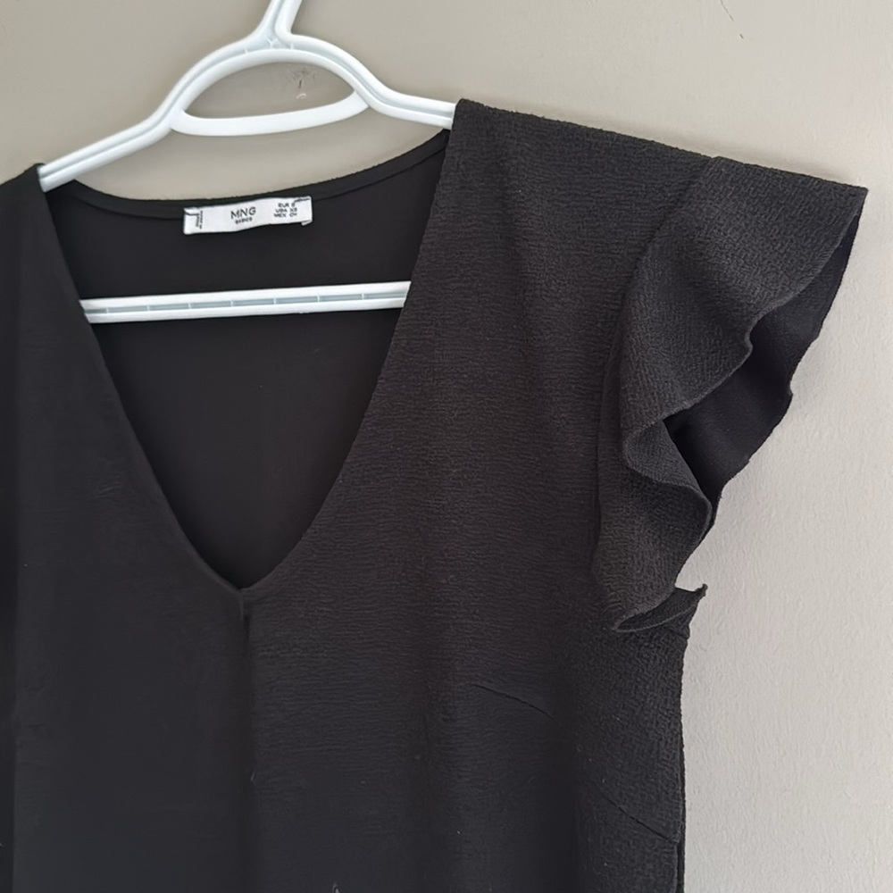 MANGO RUFFLE DRESS - Picture 4 of 4